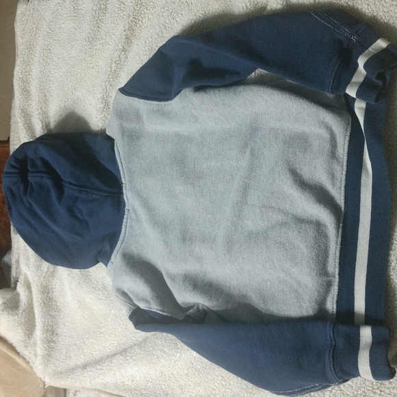 Polo Ralph Lauren Gray & Navy Blue Embroidered Hoodie Size 6 - Picture 6 of 6